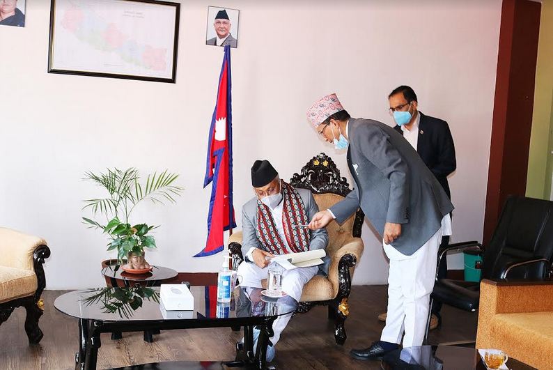 शिक्षा, विज्ञान तथा प्रविधि मन्त्रीद्धारा कार्यभार ग्रहण