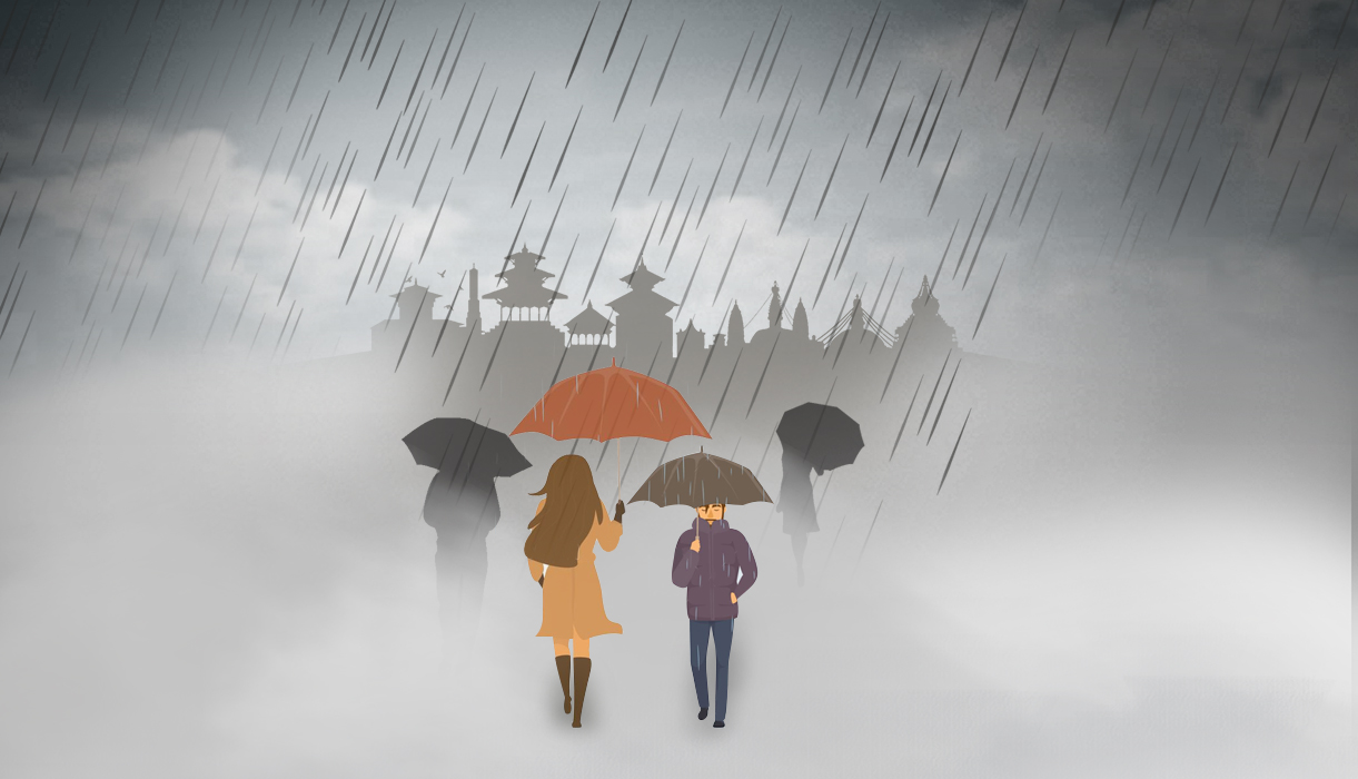 वर्षाको चेतावनी: अबको तीन दिन उच्च सावधानी अपनाउन अनुरोध