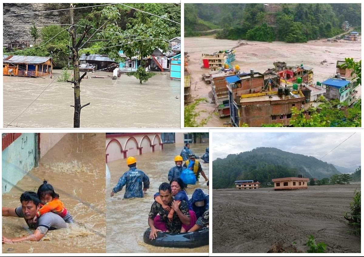 देशभर जताततै बाढी पहिरो