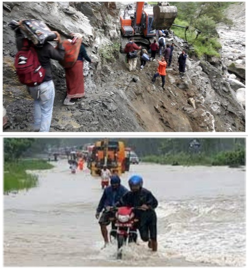 देशभर बाढीपहिरोको प्रकोप श्रृखलाः बाढी, पहिरो र डुबानमा परी आठ जनाको मृत्यु, ८३ जनाको उद्दार