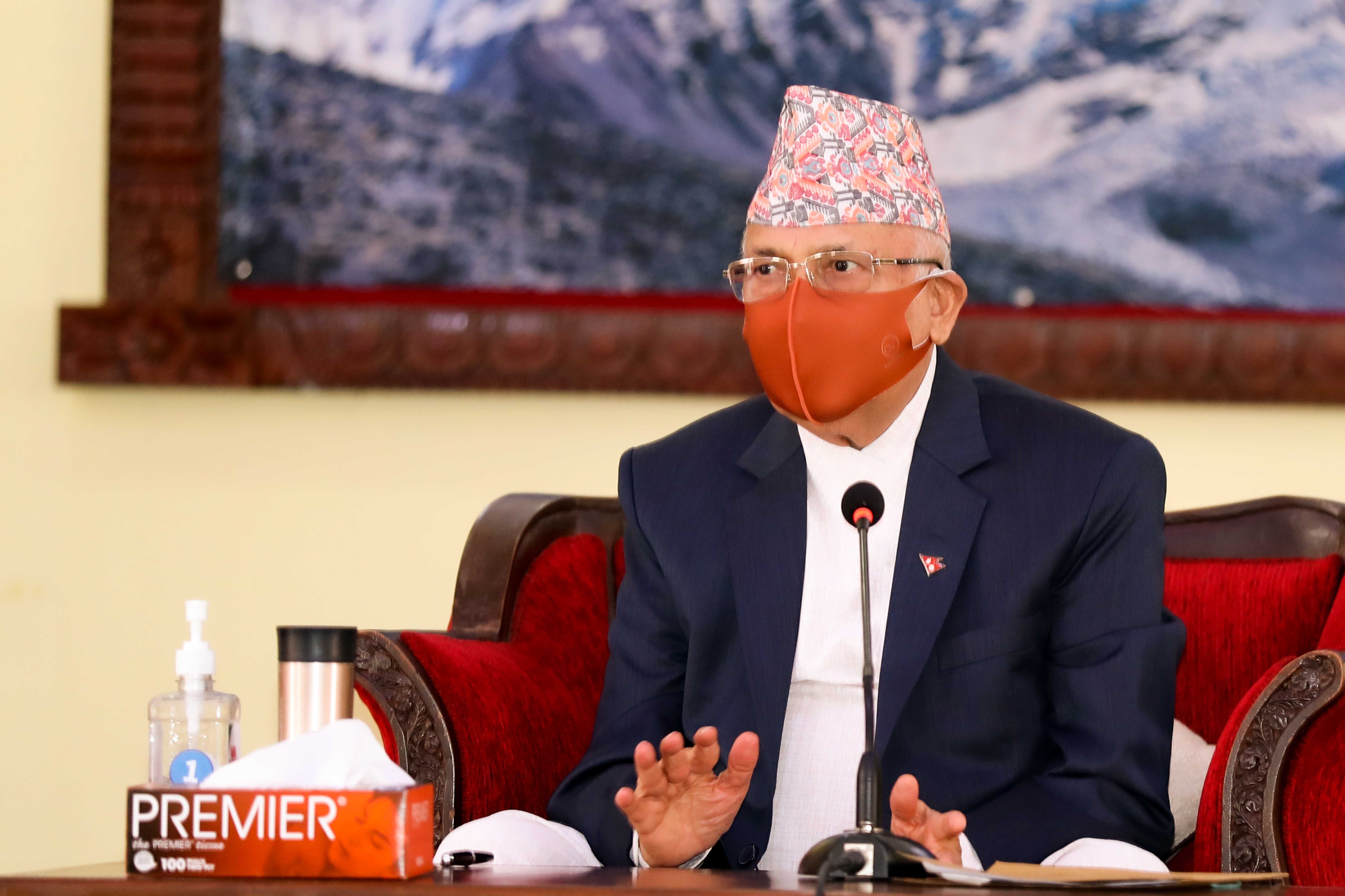 सिन्धुपाल्चोकमा राहत कार्यलाई तत्काल प्रभावकारी बनाउन प्रधानमन्त्री ओलीको निर्देशन 