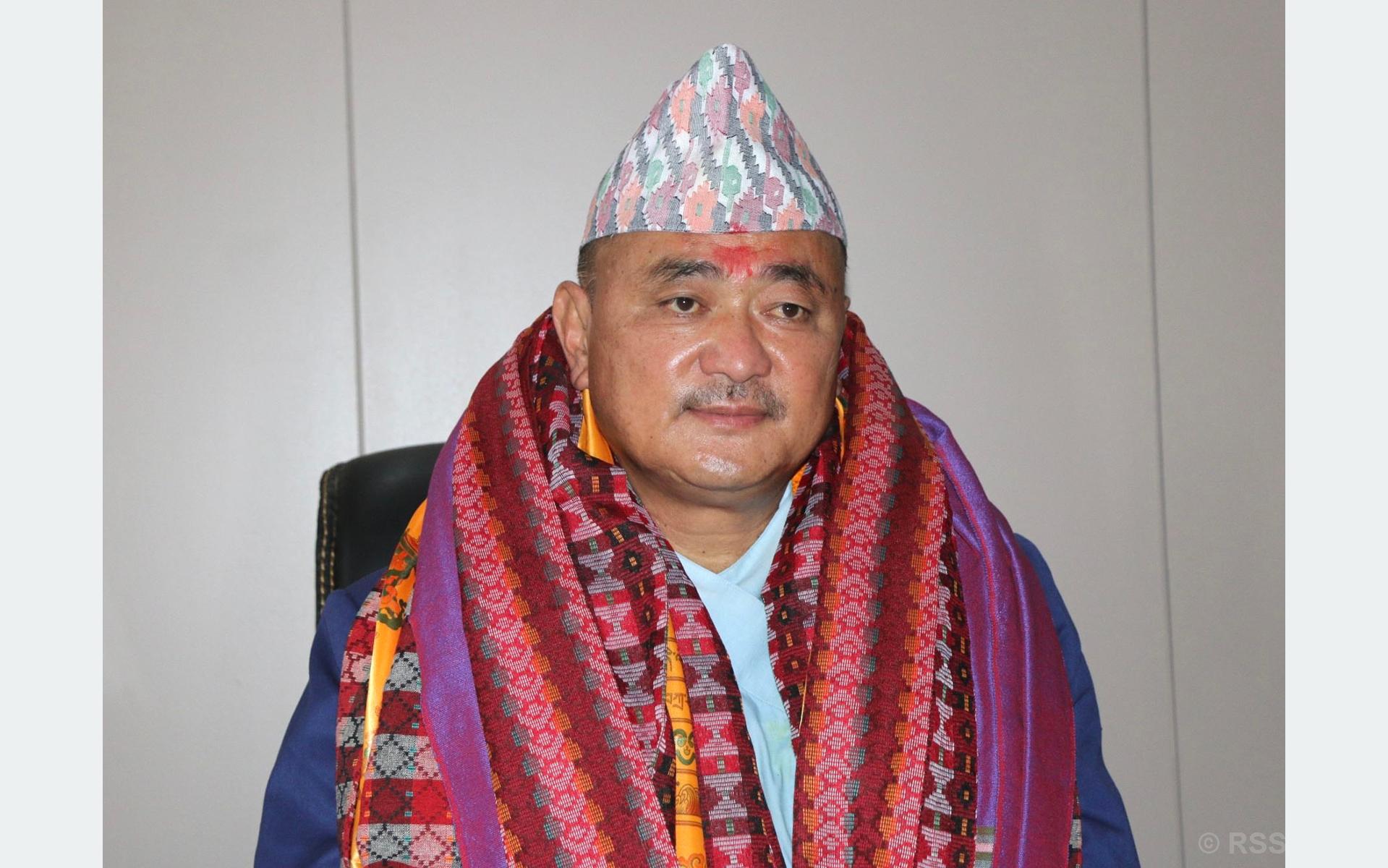 मन्त्री नेम्वाङद्वारा चार मन्त्रालयको पदभार ग्रहण