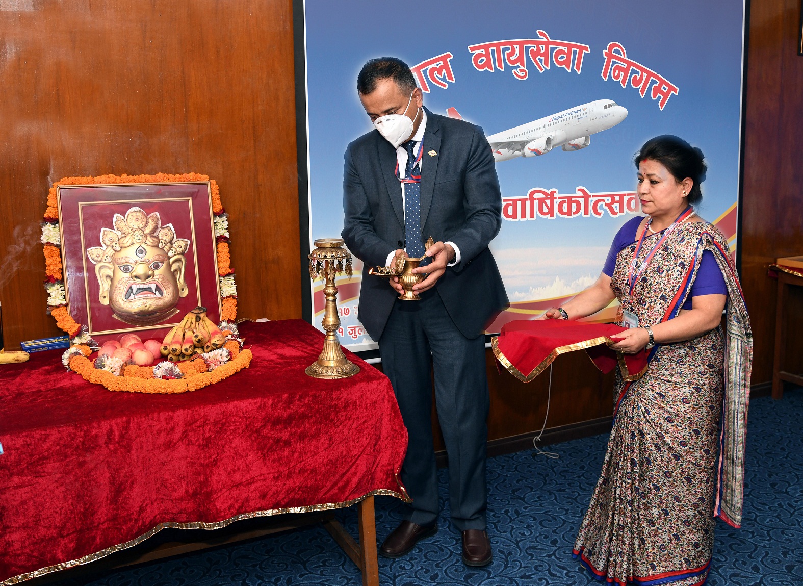 नेपाल वायुसेवा निगमले मनायो आफ्नो ६३ औं वार्षिकोत्वस