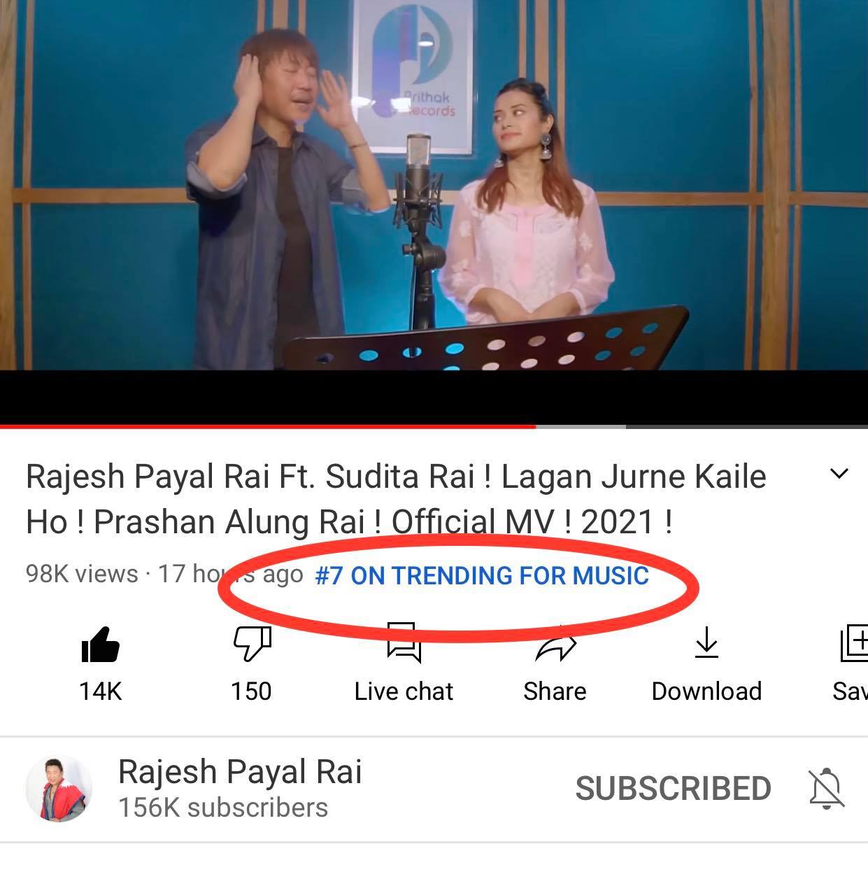 राजेश पायल राई र सुदिता राईको ‘लगन’ सार्वजनिक, कतारमा युट्युब ट्रेन्डिङ्गमा