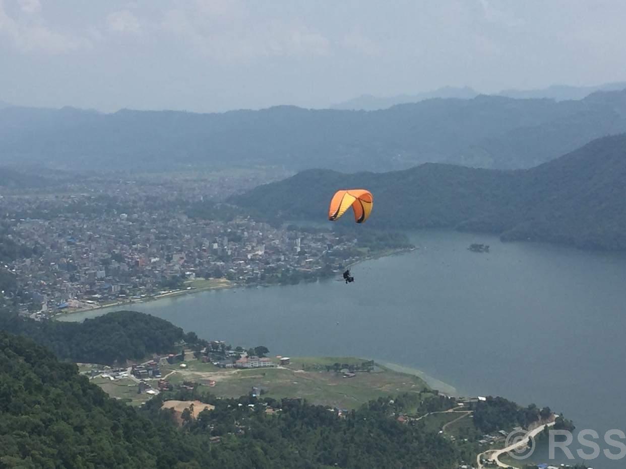 पोखरामा विमानस्थल बन्यो, अब प्याराग्लाइडिङको चिन्ता