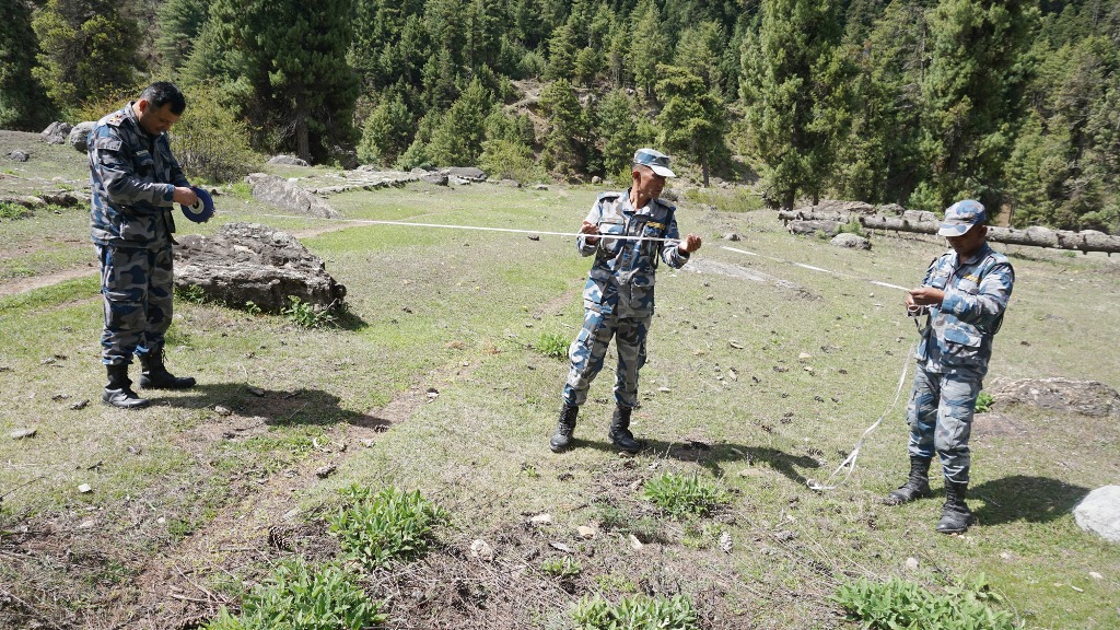 नेपाल–तिब्बत सीमास्थल मौवाटारमा बीओपी भवन निर्माण