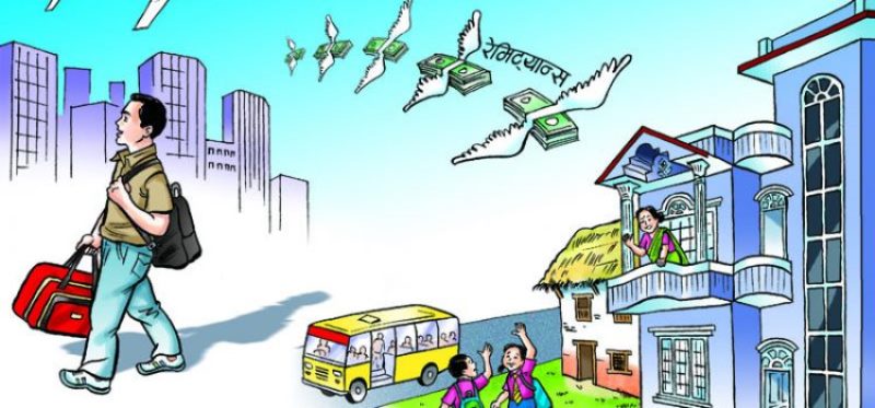 कोभिडमा विप्रेषणको अवस्थाः उच्च, मध्य र सरल रेखा