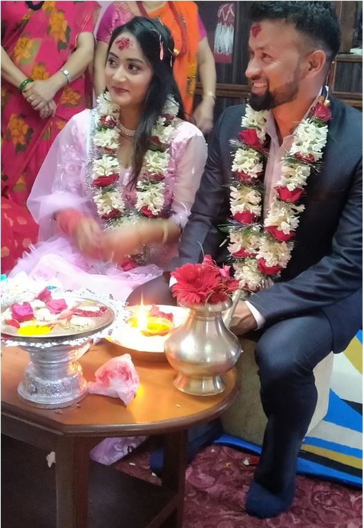 क्रिकेटर विनोद र सोनीकाले गर्नुभयो  ‘इनगेजमेन्ट’