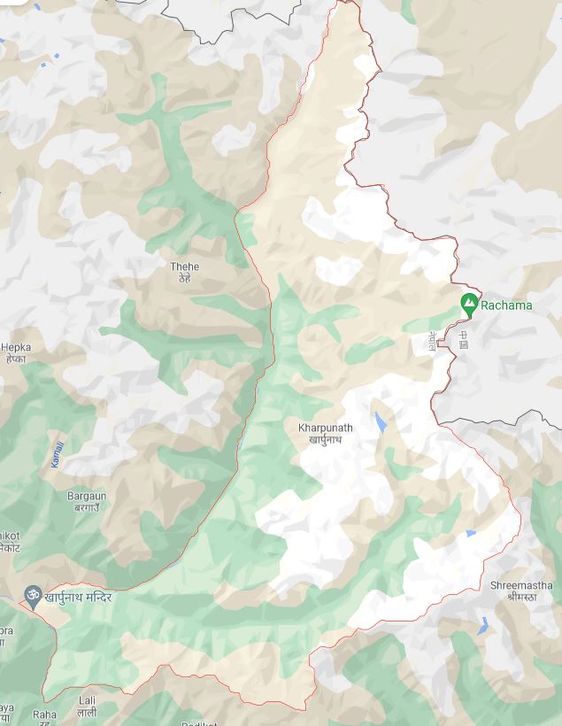 हुम्लाको खार्पुनाथ  घर भत्किँदा एकै परिवारका ६ बेपत्ता