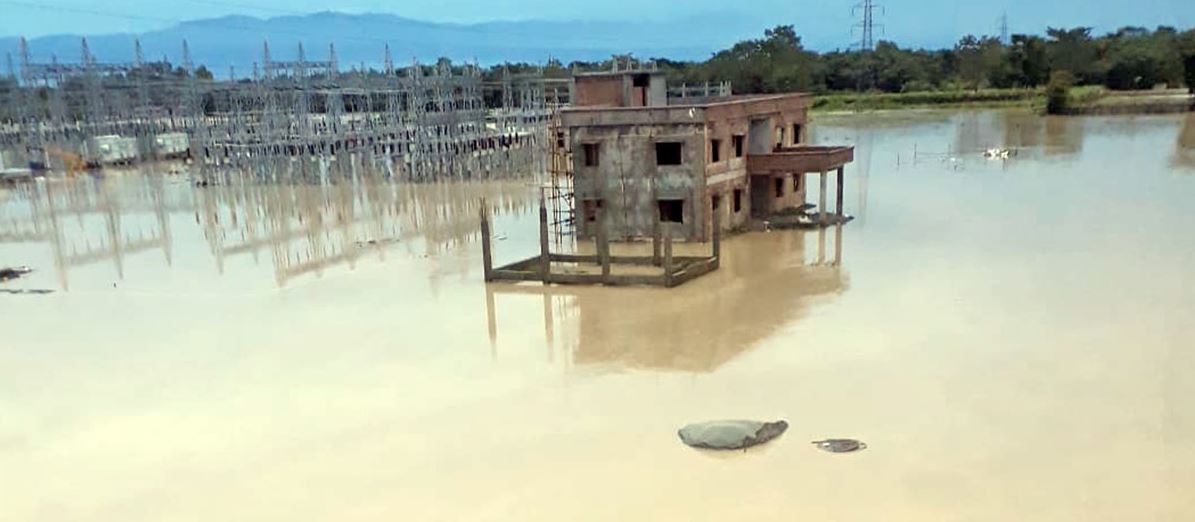 दुहबी सबस्टेशन डुब्यो, प्रदेश १ मा विद्युत् आपूर्ति बन्द