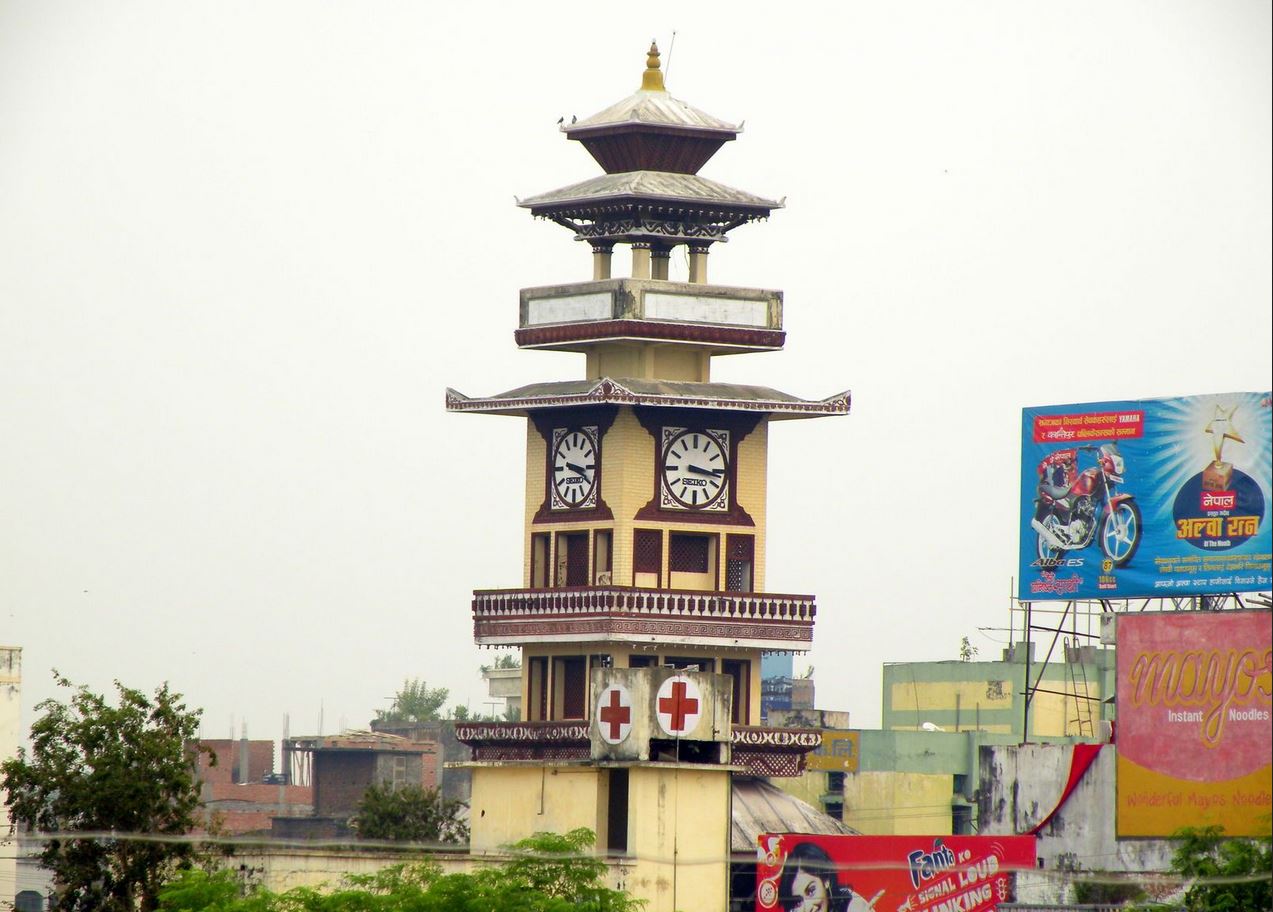 वीरगञ्जस्थित घण्टाघरको घडी पुनः सञ्चालनमा