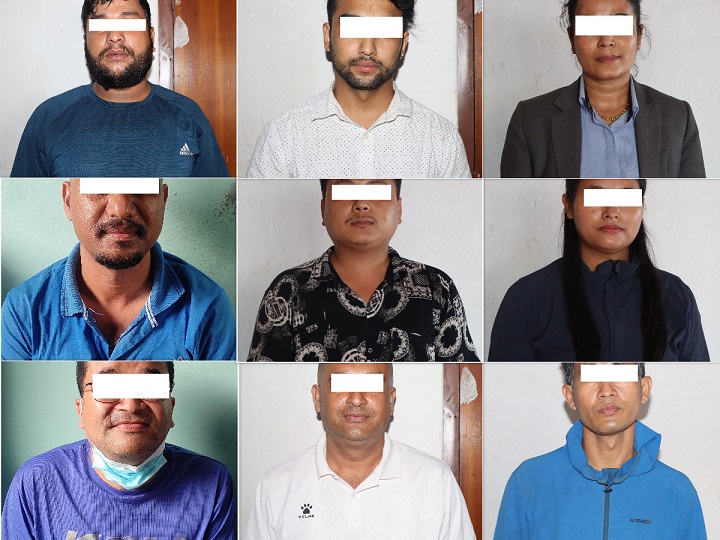 ईडीभी परेकाहरुको भिसा प्रक्रियाका लागि नक्कली शैक्षिक प्रमाणपत्र पेश गर्ने नौ जना पक्राउ