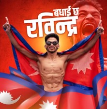 फाइटर रविन्द्र ढाँटलाई प्रधानमन्त्री ओलीको बधाई