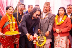 मेयर बालेनले गरे ब्रह्माको मन्दिर उद्घाटन