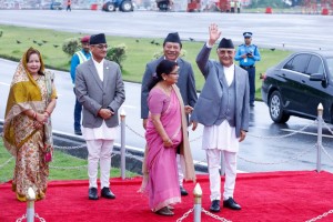 प्रधानमन्त्री ओली चीन भ्रमणका लागि प्रस्थान