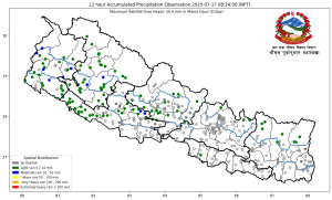 माैसम : आज यि प्रदेशमा भारी वर्षा हुने