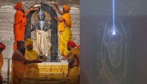 प्राण प्रतिष्ठापछि अयोध्यामा भव्यताका साथ मनाइयो पहिलो रामनवमी