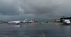 प्रतिकूल मौसमका कारण हवाई उडान प्रभावित