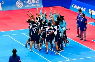 एसियाली खेलकुद : चीन १६१ स्वर्णसहित शीर्षस्थानमा, नेपालले महिला कबड्डीमा पदक पाउने निश्चित