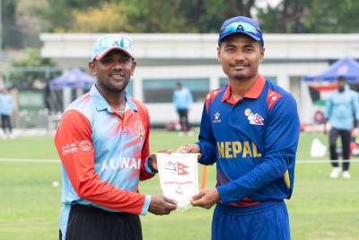 कुवेतविरुद्ध पहिले बलिङ गर्दै नेपाल
