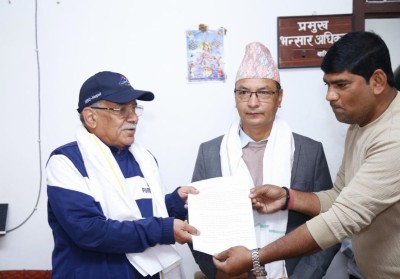 भिट्ठामोड सुक्खा बन्दरगाह निर्माणमा सहयोग गर्ने अध्यक्ष दाहालको प्रतिबद्धता