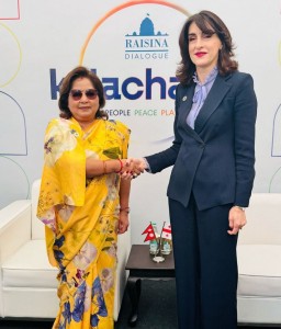 परराष्ट्रमन्त्रीद्वारा फिलिपिन्स र जर्जियाका विदेशमन्त्रीसँग छुट्टाछुट्टै भेटवार्ता