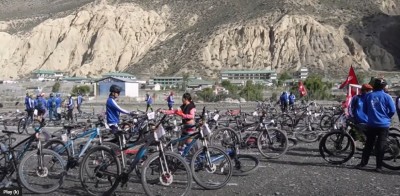 मुस्ताङमा बृहत साईकल तथा घोडा र्‍याली उत्सव