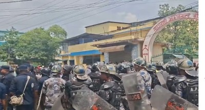 वीरगन्जको नारायणी अस्पतालमा उपचारको क्रममा कैदीको मृत्यु पछि तनाव, आफन्तद्धारा प्रदर्शन