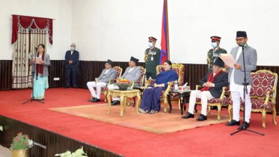 राष्ट्रिय सभाका नवनिर्वाचित उपाध्यक्ष अर्यालद्धारा पद तथा गोपनीयताको शपथ
