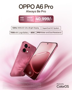 ओपो ए६ प्रो लामो ब्याट्री, फास्ट चार्जिङ र मजबुत डिजाइनसहित अब नेपालमा उपलब्ध