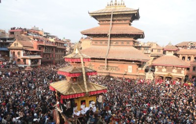 बिस्का जात्रा आजबाट सुरु, तौमढीबाट रथ तानिँदै