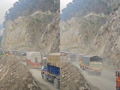 नारायणगढ-मुग्लिन सडकखण्ड गएरातिदेखि सहज रूपमा दुईतर्फी संचालनमा