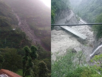 ताप्लेजुङको मेहेलेमा पहिरोमा परी आज एक बेपत्ता, दुई घाइते
