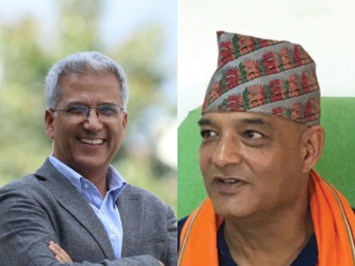 राप्रपाका नेता रविन्द्र मिश्र र धवलशमसेर राणा पक्राउ