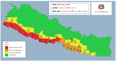 ५ दिनसम्म तराईमा तातो हावा चल्ने, सतर्कता अपनाउन अनुरोध