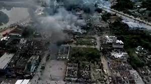 थाइल्यान्डको पटका गोदाममा विस्फोट हुँदा ९ जनाको मृत्यु, १०० भन्दा धेरै घाइते