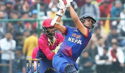 एसिया कप क्रिकेट : नेपालले छैटौँ विकेट गुमायो, गुलशन झा ३५ बलमा २३ रन बनाएर आउट भए