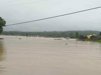 कर्णाली नदी बस्तीमा पस्ने जोखिम, उच्च सतर्कता अपनाउन आग्रह