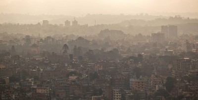 डढेलोले काठमाडौँमा वायु प्रदूषण, एक्यूआई दुई सय पुग्यो