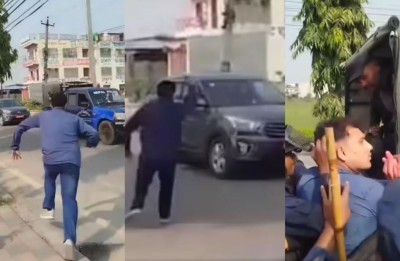 महेश बस्नेतमाथि सुनसरीमा आक्रमणको प्रयास, गाडीमा छ्यापे रातो मसी