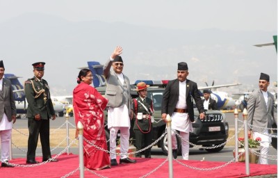 प्रधानमन्त्री ओली थाइल्याण्ड प्रस्थान (तस्विरहरु)