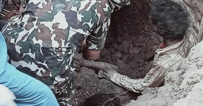 भक्तपुरमा माटोको ढिस्कोले पुरिदा एकको मृत्यु, अर्का घाइते