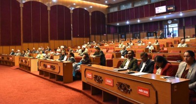 राष्ट्रियसभाको बैठक दोस्रो पटक स्थगन