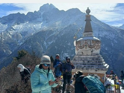 सगरमाथा क्षेत्रमा पर्यटक आगमन वृद्धिः चैतमा १२ हजार भित्रिए
