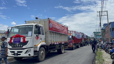 नेपालबाट प्रशोधित घाँस पहिलो पटक चिन पठाईयो