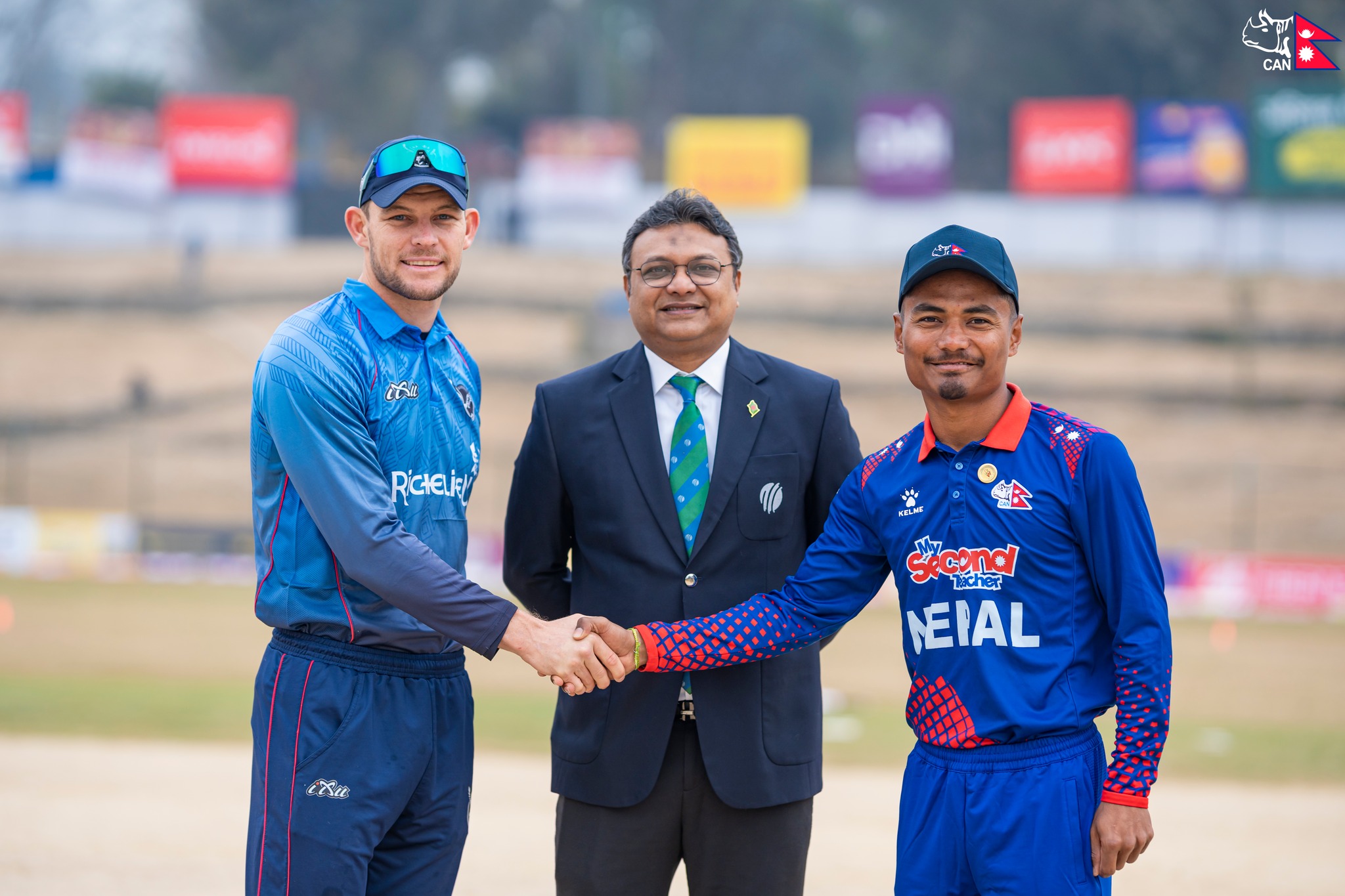 विश्वकप क्रिकेट लिग २ : नामिबियाविरुद्ध टस हारेर ब्याटिङ गर्दै नेपाल