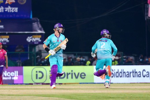 जनकपुर बोल्ट्सलाई ५ विकेटले हराउँदै काठमान्डुको विजयी सुरुवात