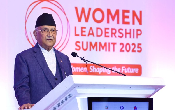 महिला नेतृत्व सम्मेलनः समान सहभागिताबाट सकारात्मक परिवर्तन ल्याउन प्रधानमन्त्रीको आग्रह