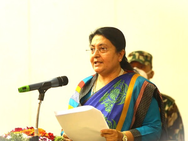 पूर्वराष्ट्रपति भण्डारीले सुरक्षाबाहेक अन्य सेवा-सुविधा त्यागेको पत्र गृहमा दर्ता