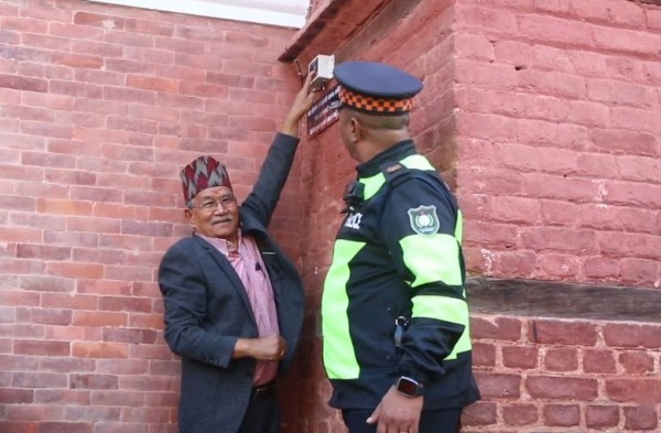 पाटन दरबार क्षेत्रमा आपतकालीन अग्नि सतर्कता प्रणाली सुरु